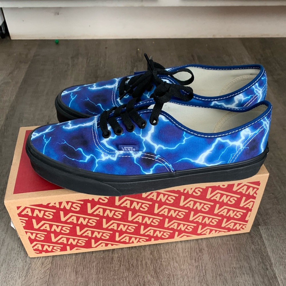 VANS Classic Authentic Lightning Style Sneakers Skater Men’s 9